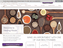 Tablet Screenshot of healinghouse.ca